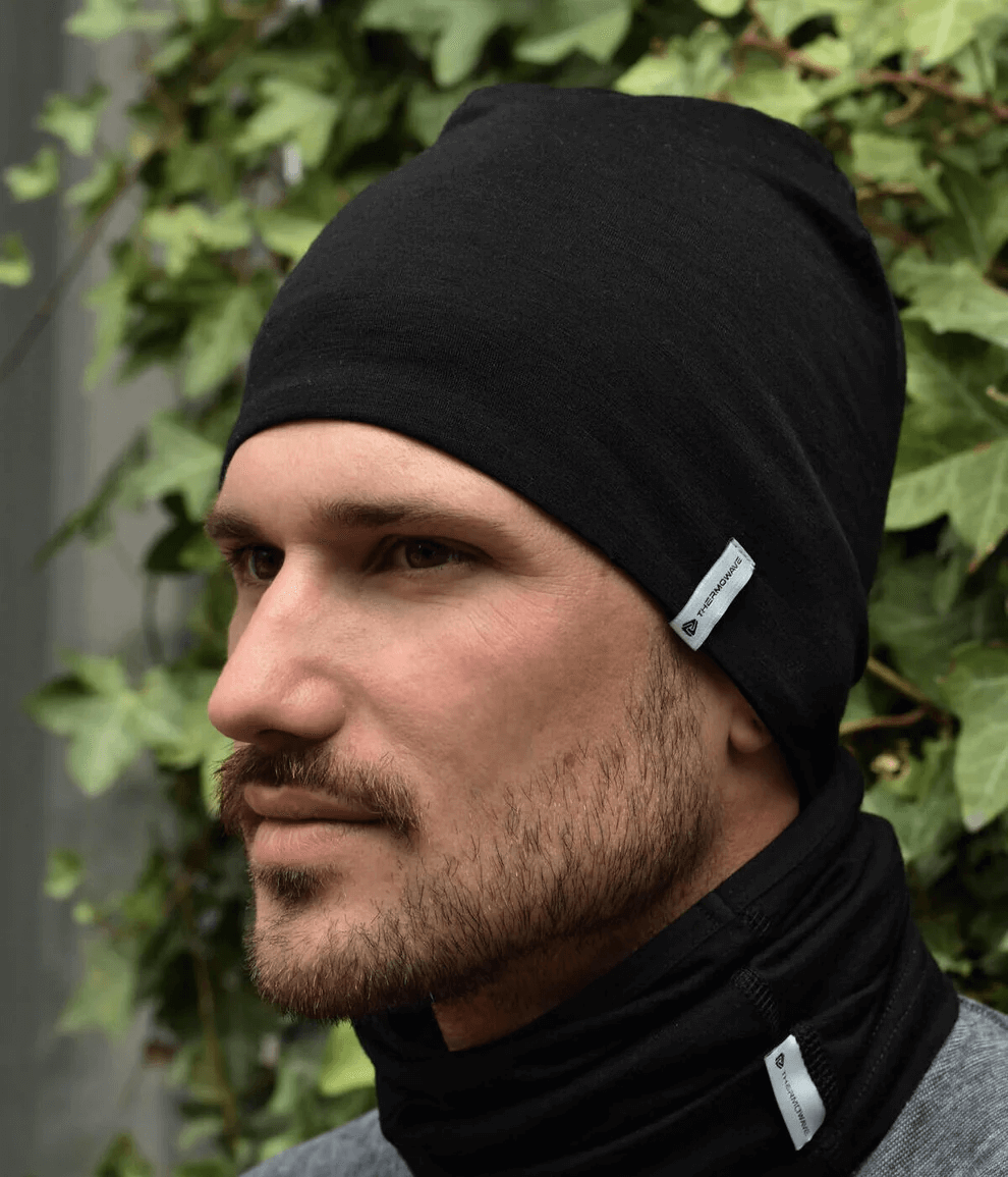 Шапка Thermowave Merino Beanie Чорна Фото 3